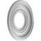 Ekena Millwork Cole PVC Medallion (Canopies up to 4 1/4"), 10"OD x 3 1/2"ID x 3/4"P, Metallic Sea Mist CMP10COFSM - alternate 3